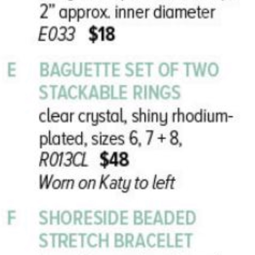 Baguette Duo Stackable Rings - Picture 6 of 6